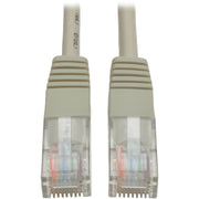 Tripp Lite series Cat5e Patch Cable - 50 ft Category 5e Network Cable - First End: 1 x RJ-45 - Male - Second End: 1 x RJ-45 - Male - Patch Cable - Gray
