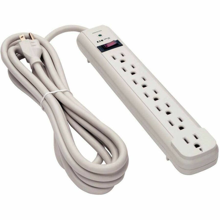 Silver - NEMA 5-15P - 7 x NEMA 5-15R - 1800 VA - 1080 J - 120 V AC Input - 120 V AC Output - 12 ft