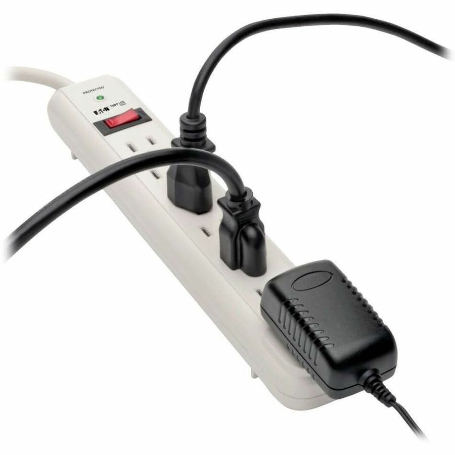Silver - NEMA 5-15P - 7 x NEMA 5-15R - 1800 VA - 1080 J - 120 V AC Input - 120 V AC Output - 12 ft