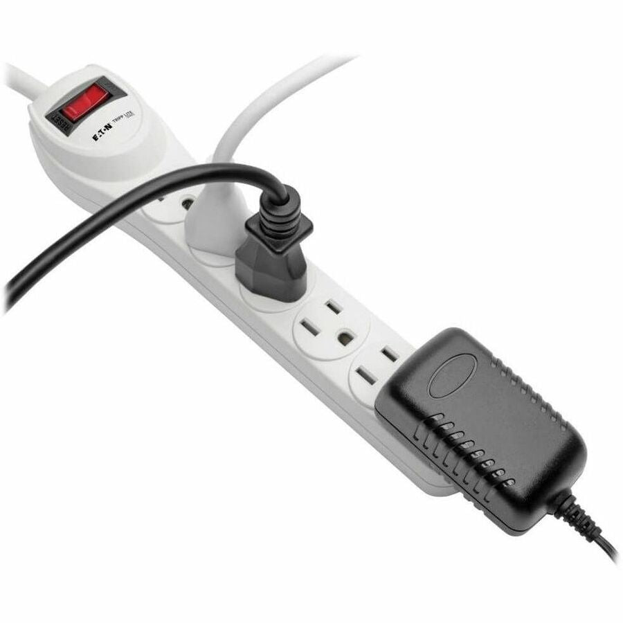Tripp Lite series 6-Outlet Economy Surge Protectors - 6 x NEMA 5-15R - 1800 VA - 180 J - 120 V AC Input - 120 V AC Output - 2 ft