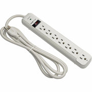 Gray - NEMA 5-15P - 7 x NEMA 5-15R - 1800 VA - 1080 J - 120 V AC Input - 120 V AC Output - 6 ft