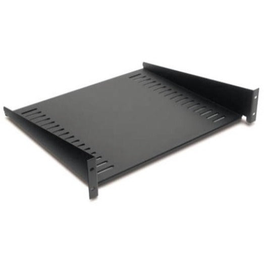 APC by Schneider Electric Rack Shelf - 2U Rack Height - Black - 50 lb Static/Stationary Weight Capacity