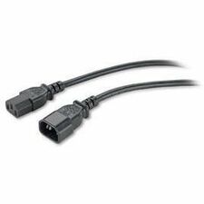 APC by Schneider Electric Power Extension Cable - For PDU - 250 V AC - Black - 7.87 ft Cord Length - IEC 60320 C14 - 1 Each