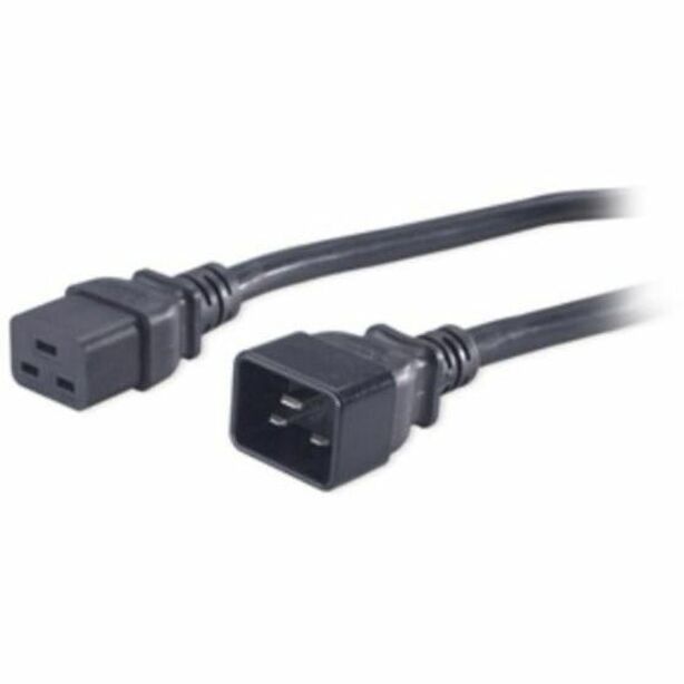 APC by Schneider Electric Power Extension Cable - For PDU, Rack Server - 230 V AC / 20 A - Black - 6.50 ft Cord Length - IEC 60320 C20 / IEC 60320 C19 - 1 Each