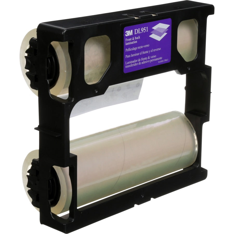 Scotch Cool Laminating System Refill, 8.5" x 100 ft, 5.6 mil, Glossy, Double Sided, Photo-safe, Clear, 1 Each