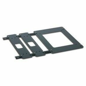 APC by Schneider Electric Rack Mount, Black, Roof Adapter Kit, 1 Each, Includes 2 Slotted Rails and 2 Adapter Plates