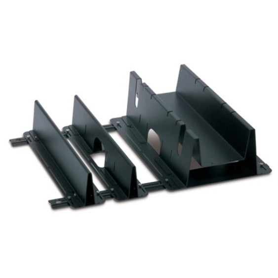 APC by Schneider Electric Rack Mount, Black, Roof Adapter Kit, 1 Each, Includes 2 Slotted Rails and 2 Adapter Plates
