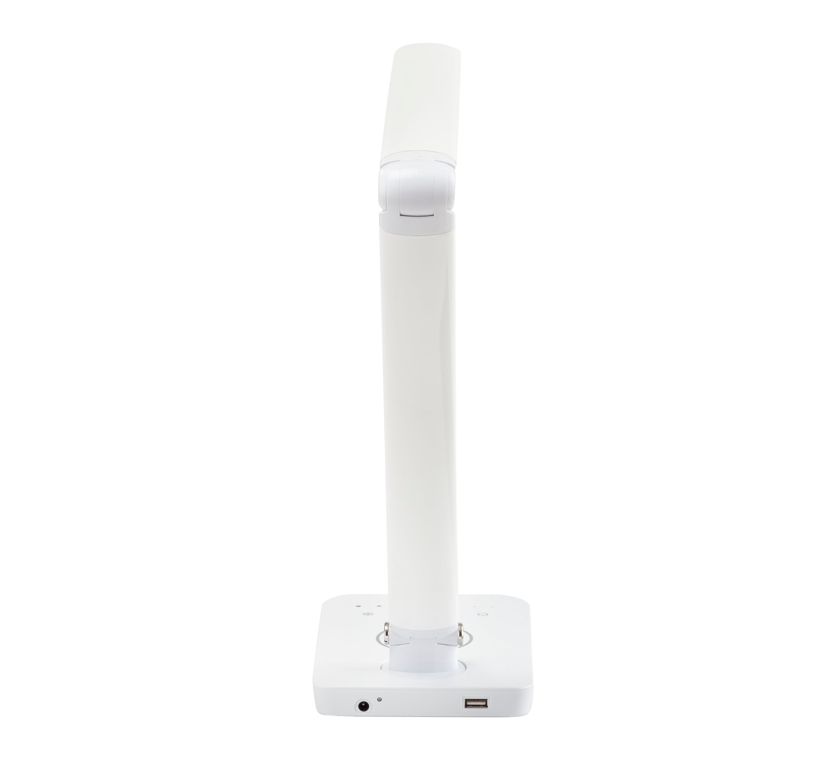 Vamp Led Dsk Lamp Wht W/Chargr