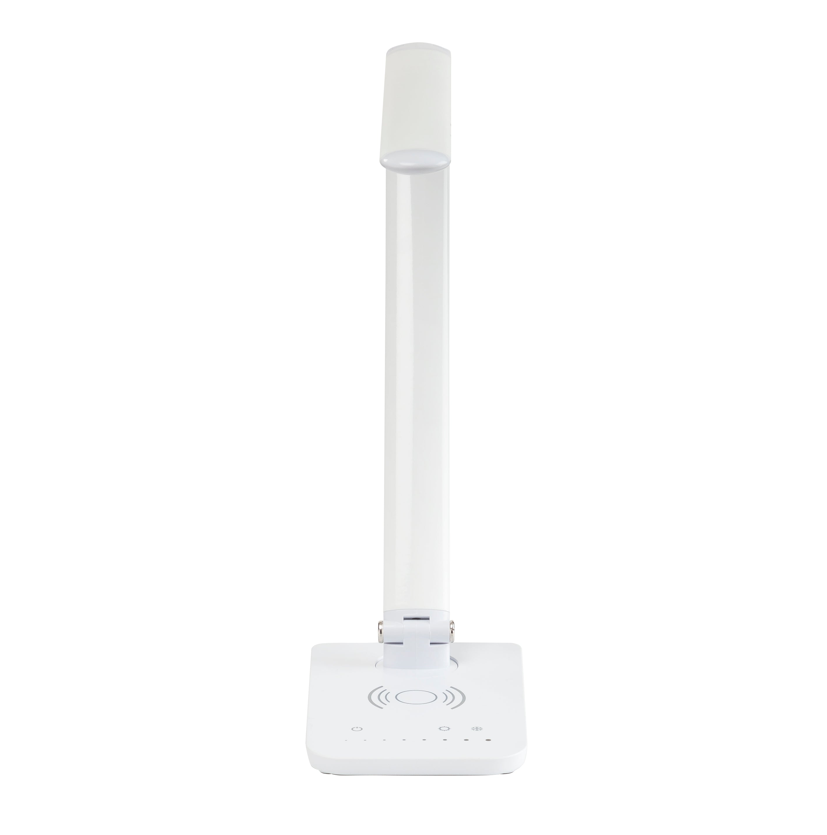 Vamp Led Dsk Lamp Wht W/Chargr