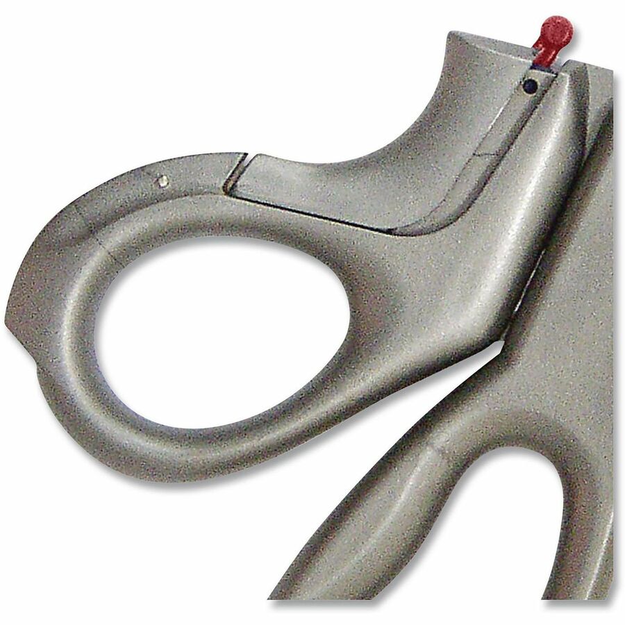 3" Cutting Length - 8" Overall Length - Straight-left/right - Stainless Steel - Pointed Tip - Silver - 1 Each