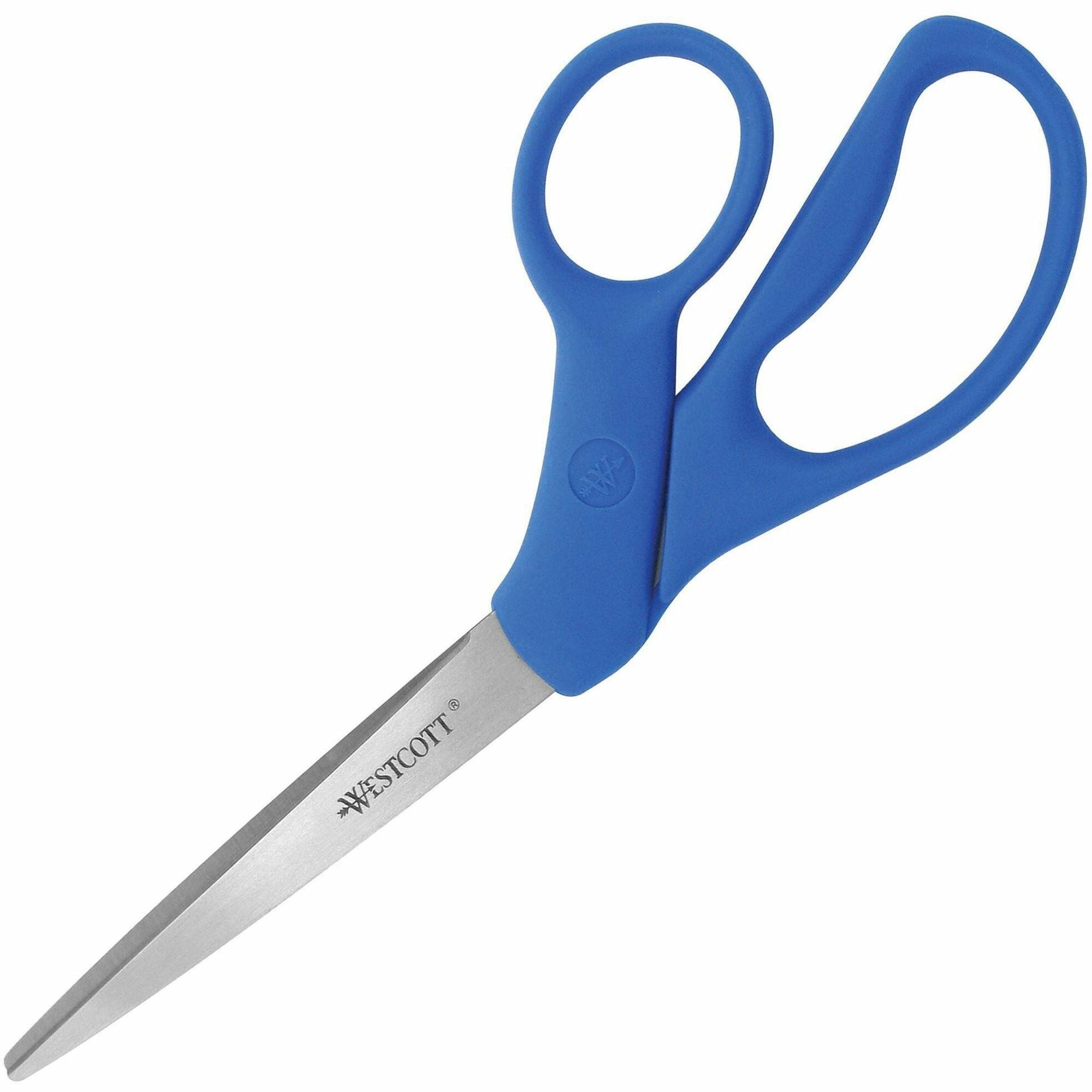 3.50" Cutting Length - 8" Overall Length - Bent-left/right - Stainless Steel - Pointed Tip - Stainless Steel - 1 Each
