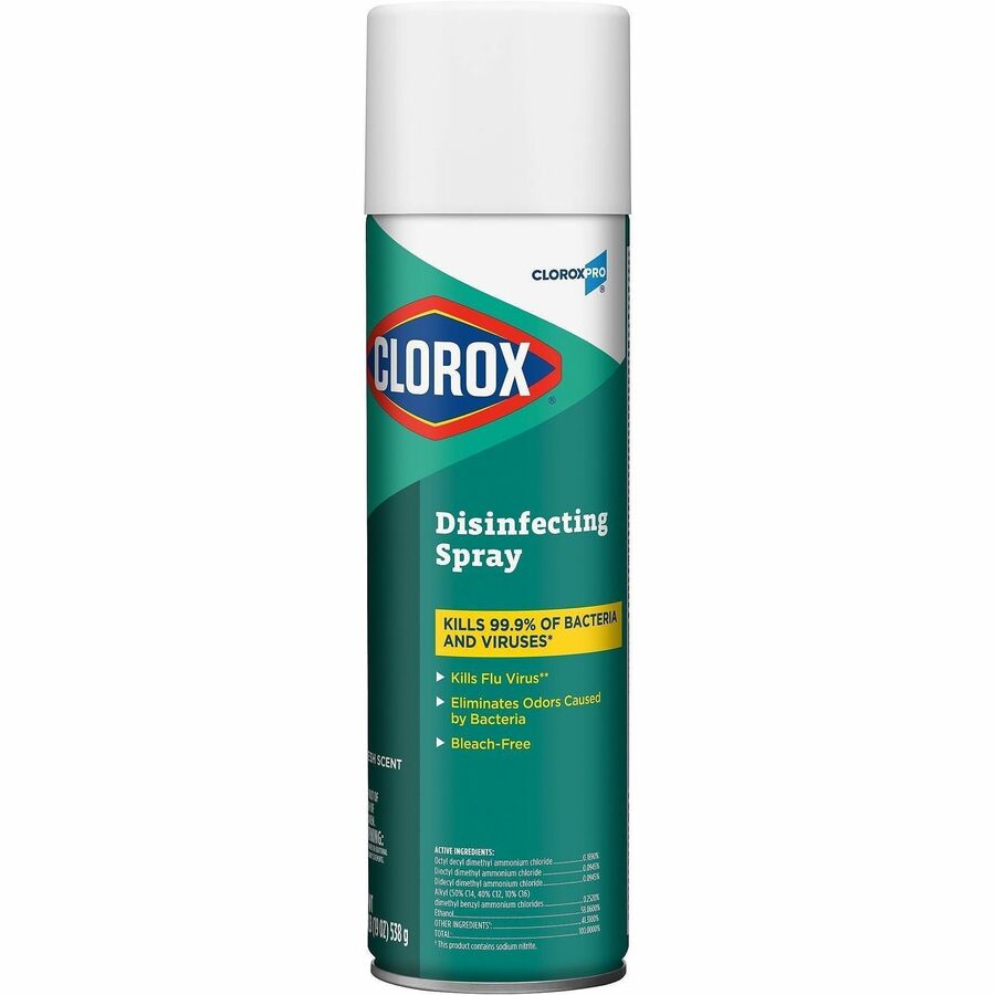 CloroxPro™ Disinfecting Spray - Spray - 19 fl oz (0.6 quart) - Fresh Scent - Pleasant Scent, Disinfectant - 1 Each