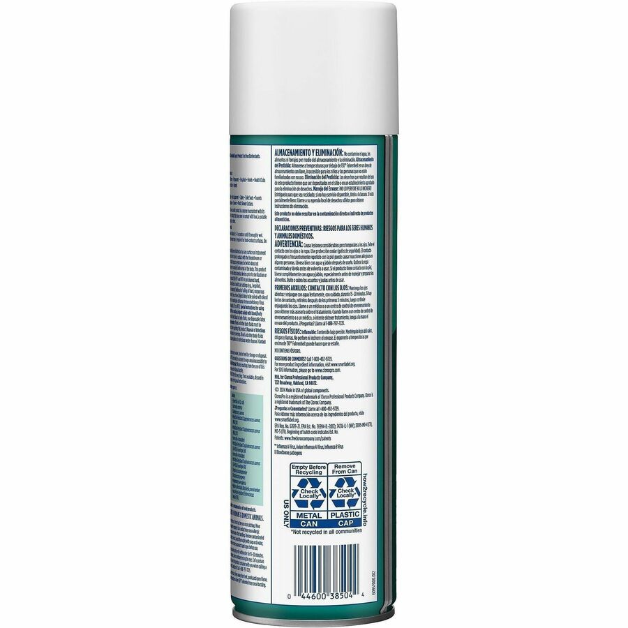 CloroxPro™ Disinfecting Spray - Spray - 19 fl oz (0.6 quart) - Fresh Scent - Pleasant Scent, Disinfectant - 1 Each