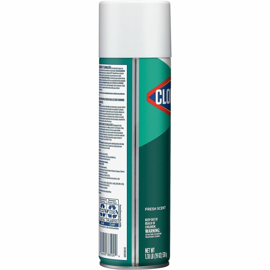CloroxPro™ Disinfecting Spray - Spray - 19 fl oz (0.6 quart) - Fresh Scent - Pleasant Scent, Disinfectant - 1 Each