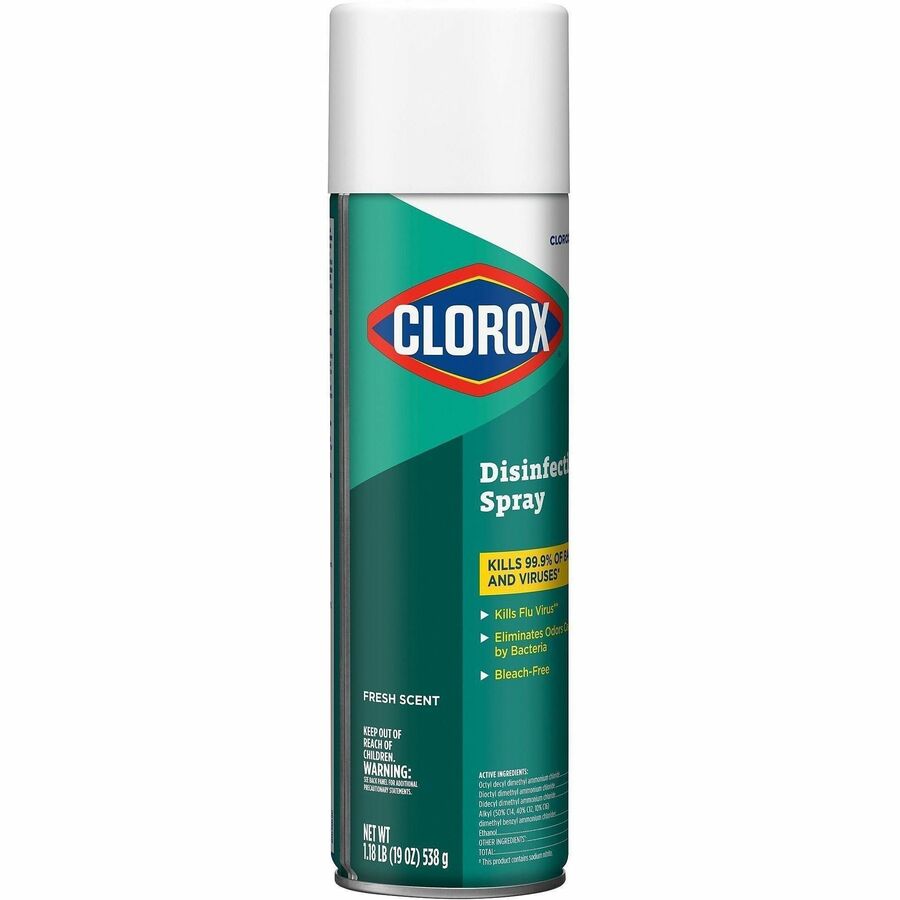 CloroxPro™ Disinfecting Spray - Spray - 19 fl oz (0.6 quart) - Fresh Scent - Pleasant Scent, Disinfectant - 1 Each