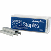 Premium - 1/4" Leg - for Paper - Chisel Point - Silver - 105 Per Strip - 5000 / Box
