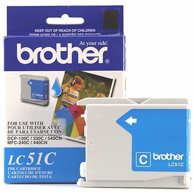 Brother Innobella LC51C Original Inkjet Ink Cartridge - Cyan - 1 Each