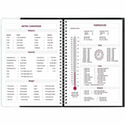 Brownline Pre-Vu Weekly Planner, Transparent Section, English, Black (CB920.BLK)