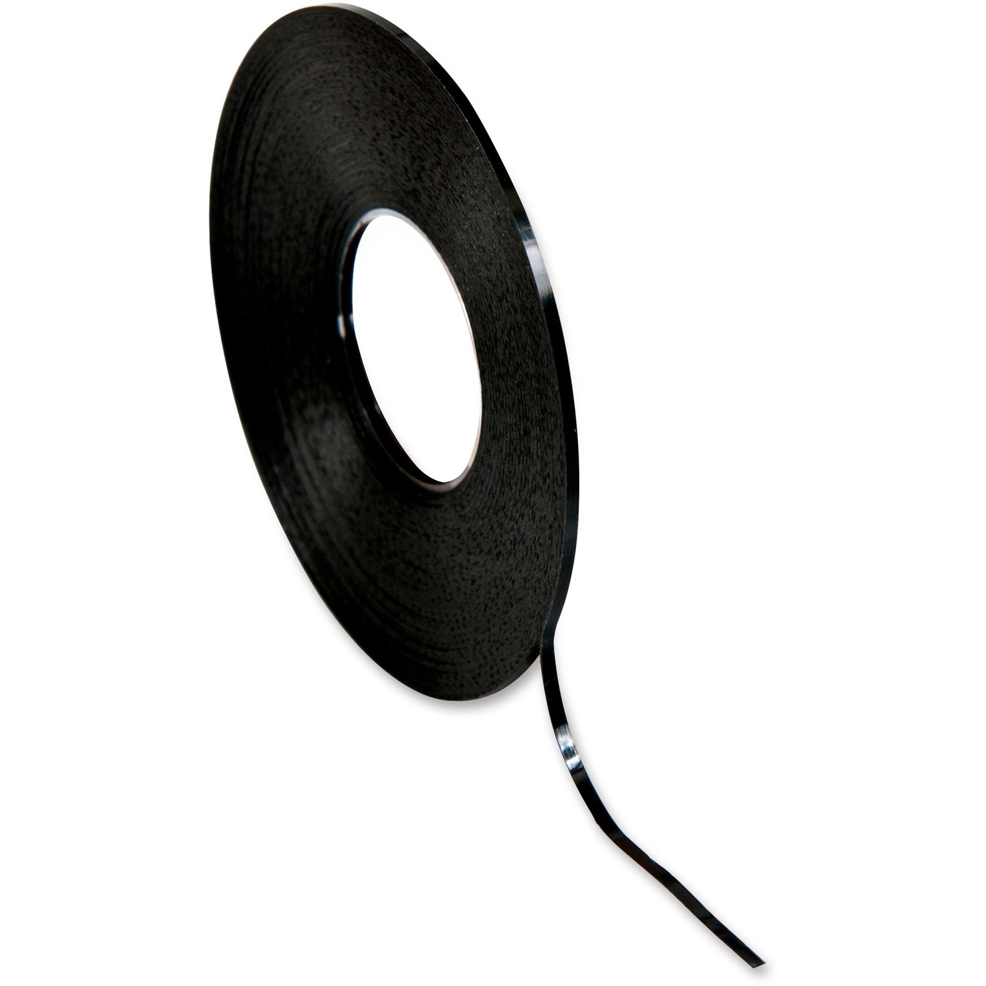 Chartpak Glossy Graphic Tape - 18 yd Length x 62.5 mil Width - Black - Creep Resistant - For Artwork, Decorating - 1 Roll