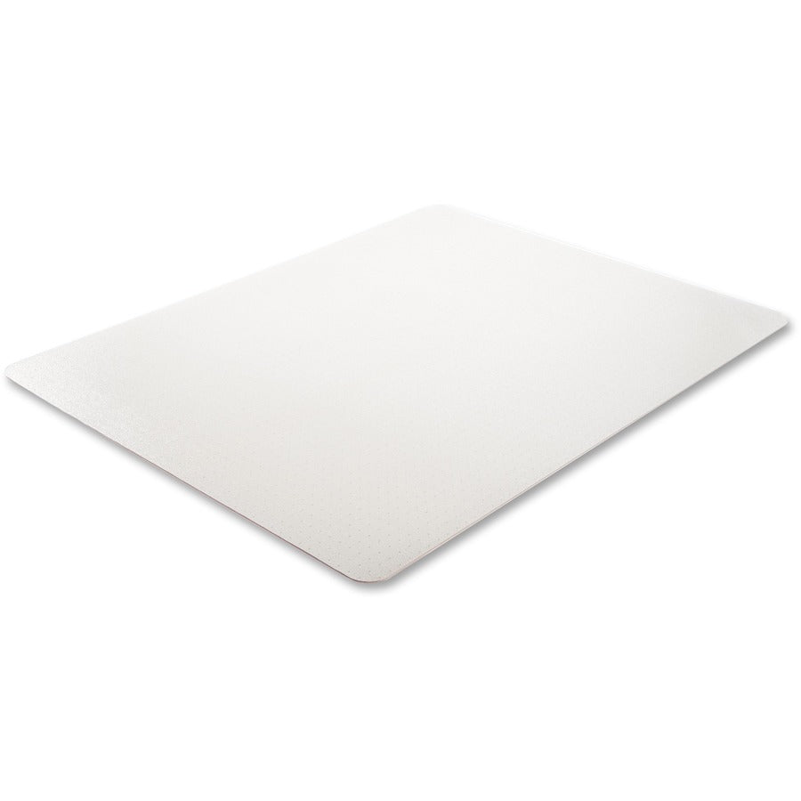 Deflecto EconoMat for Carpet - Carpeted Floor - 60" Length x 46" Width - Vinyl - Clear - 1 Each
