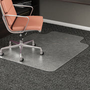 Deflecto RollaMat for Carpet - Carpeted Floor - 53" Length x 45" Width - Vinyl - Clear - 1 Each