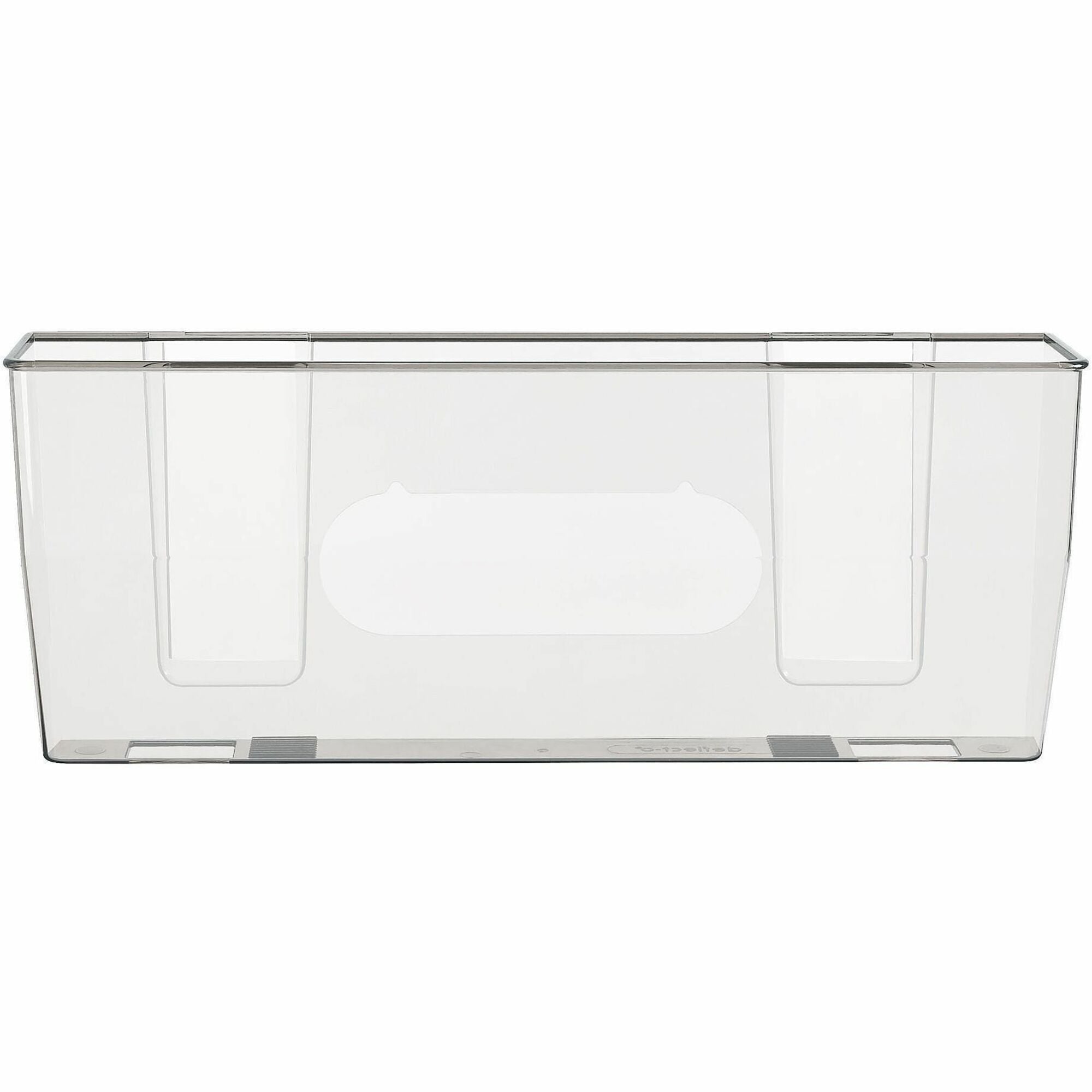 Deflecto Magnetic DocuPocket - 1 Compartment(s) - 6.37" Height x 15" Width x 3" Depth - Clear - Plastic - 1 Each