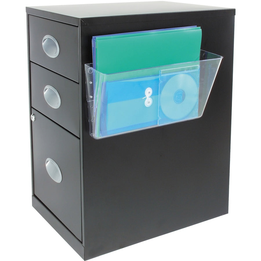 Deflecto Magnetic DocuPocket - 1 Compartment(s) - 7" Height x 13" Width x 4" Depth - Clear - Plastic - 1 Each
