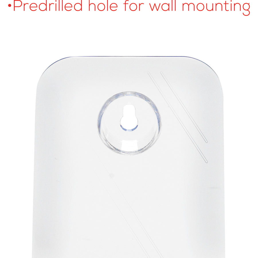 Deflecto Single Compartment DocuHolder - 1 Pocket(s) - 7.75" Height x 4.38" Width x 3.25" Depth - Desktop - Clear - Plastic - 1 Each