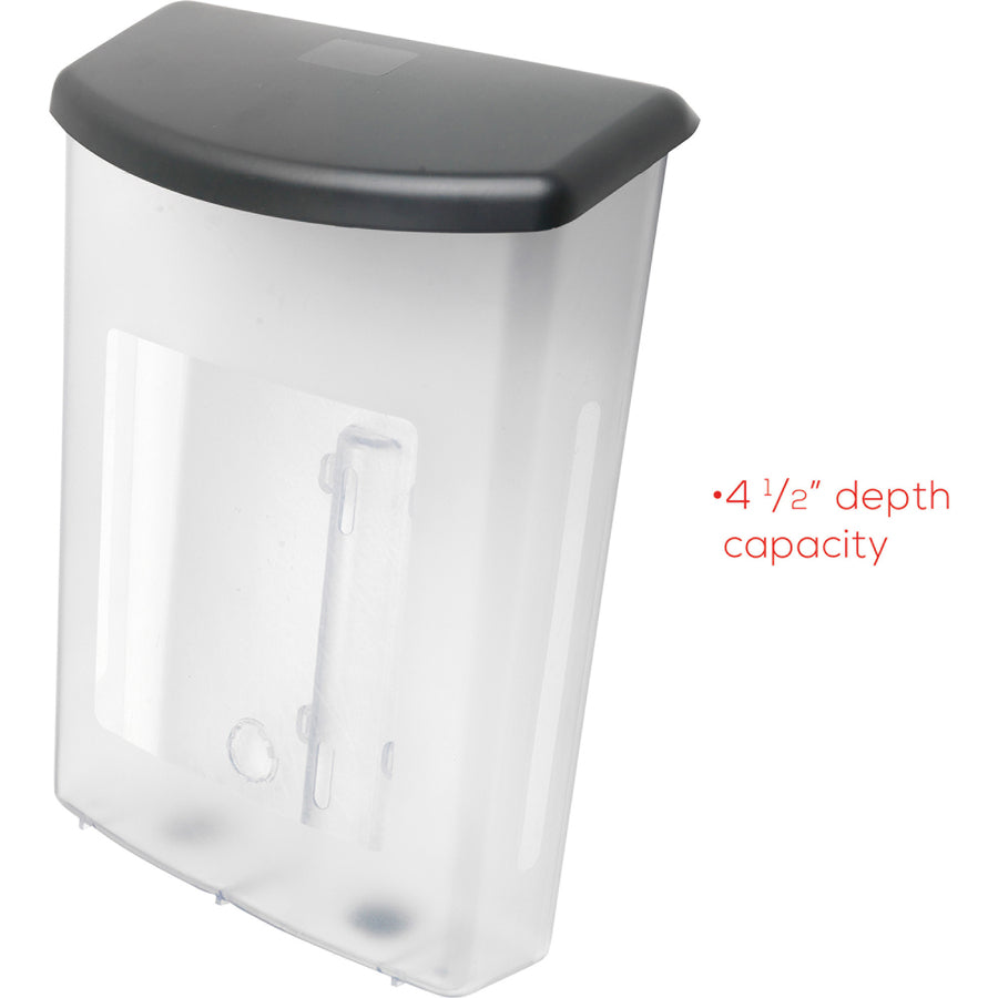 13.12" Height x 10" Width x 4.50" Depth - Break Resistant, Water Proof - Gray - Plastic - 1 Each