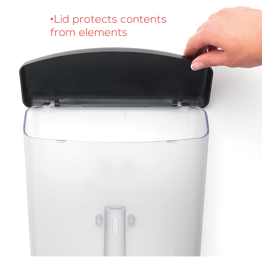 13.12" Height x 10" Width x 4.50" Depth - Break Resistant, Water Proof - Gray - Plastic - 1 Each