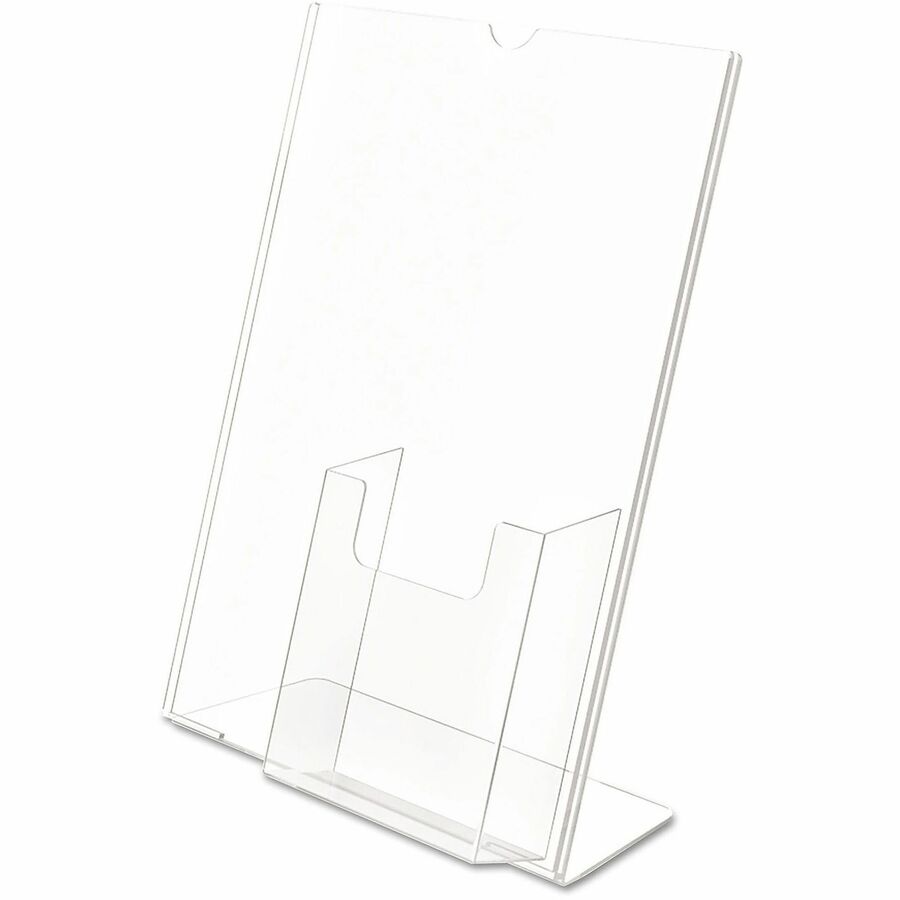 11" Width x 8.5" Height - Rectangular Shape - Plastic - Clear - 1 Each