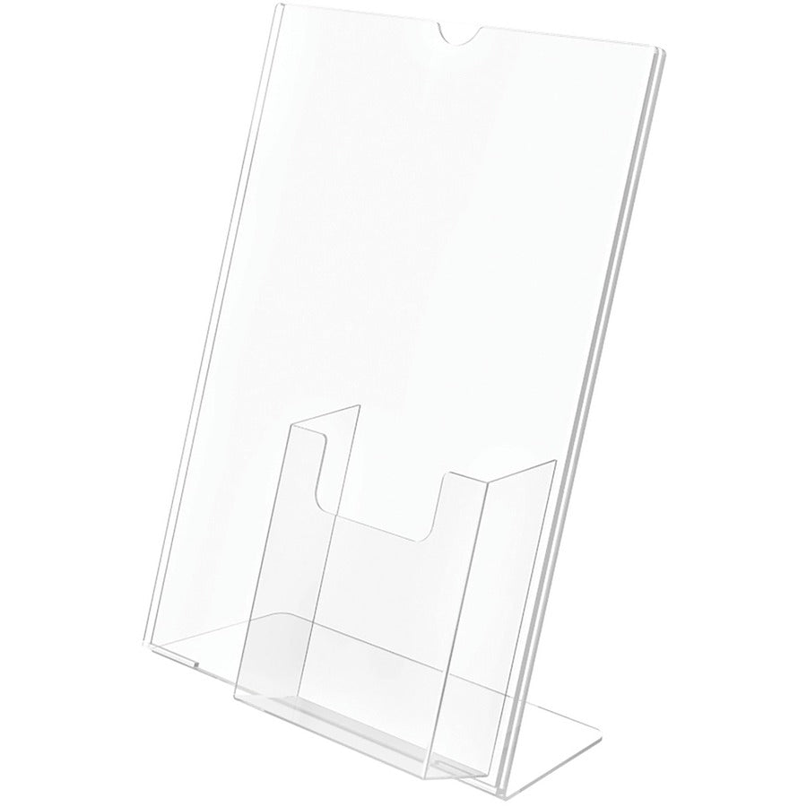 11" Width x 8.5" Height - Rectangular Shape - Plastic - Clear - 1 Each