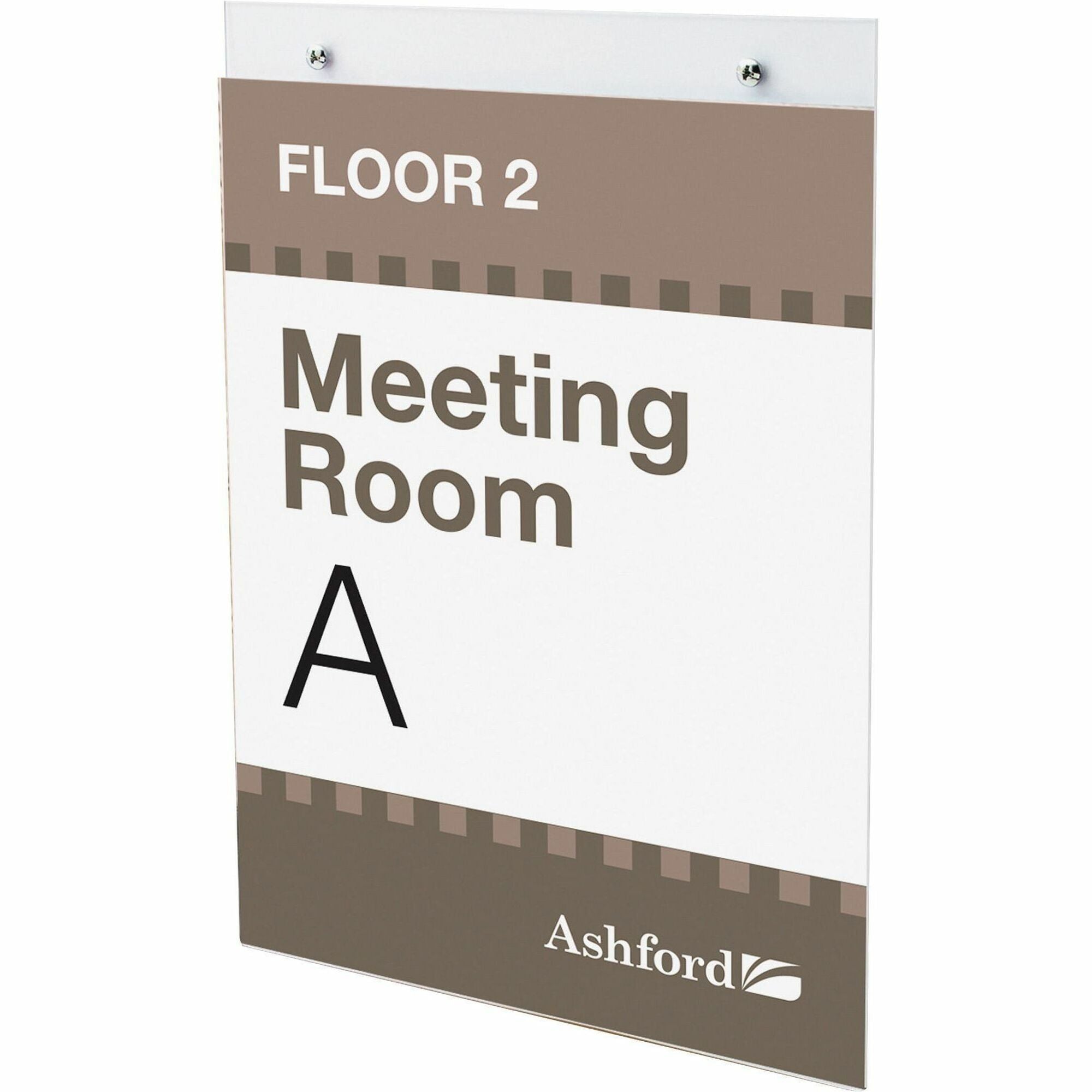 8.5" Width x 11" Height - Wall Mountable - Plastic - Clear - 1 Each