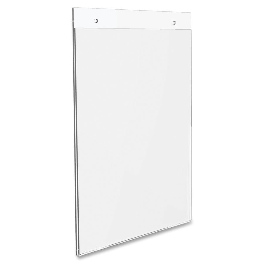 8.5" Width x 11" Height - Wall Mountable - Plastic - Clear - 1 Each