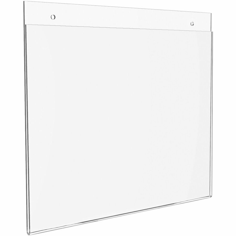 11" Width x 8.5" Height - Wall Mountable - Plastic - Clear - 1 Each