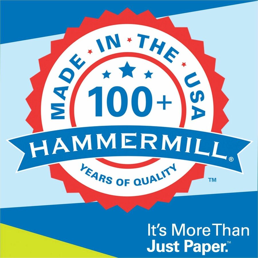 Hammermill Colors Recycled Copy Paper - Gold - Letter - 8 1/2" x 11" - 20 lb Basis Weight - Smooth - Sustainable Forestry Initiative (SFI) - Archival-safe, Acid-free, Jam-free - Gold - 10 / Pack
