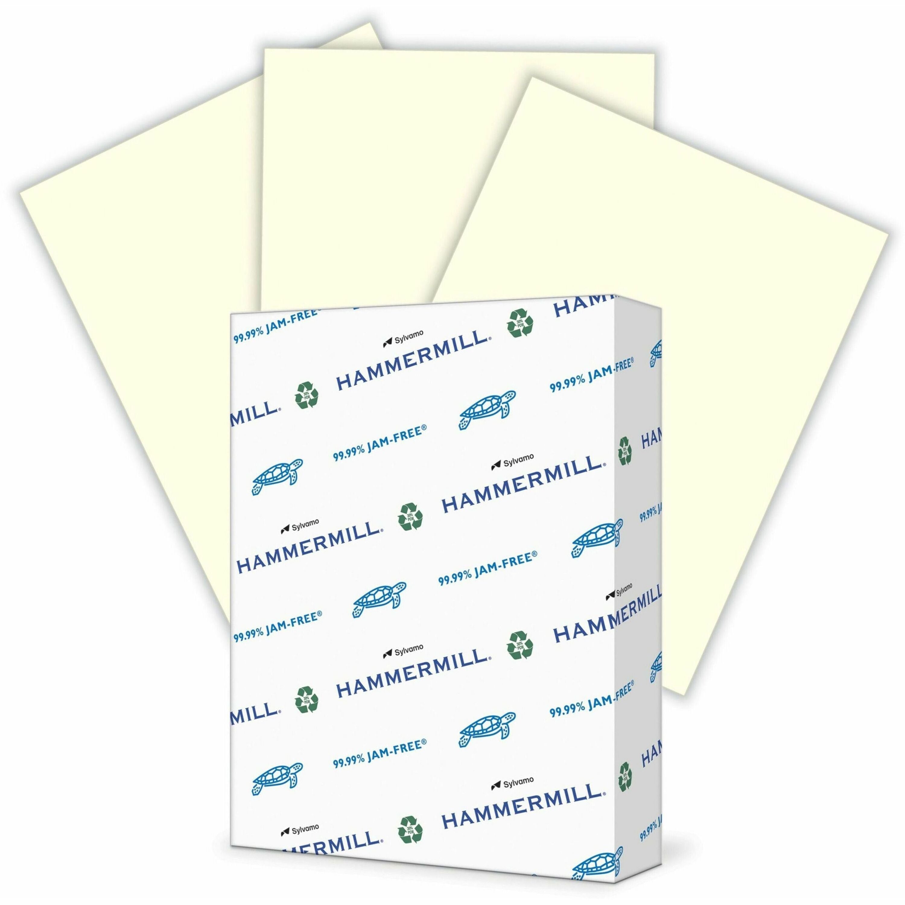 Letter - 8 1/2" x 11" - 20 lb Basis Weight - Smooth - Sustainable Forestry Initiative (SFI) - Archival-safe, Acid-free, Jam-free - Cream - 500 / Ream