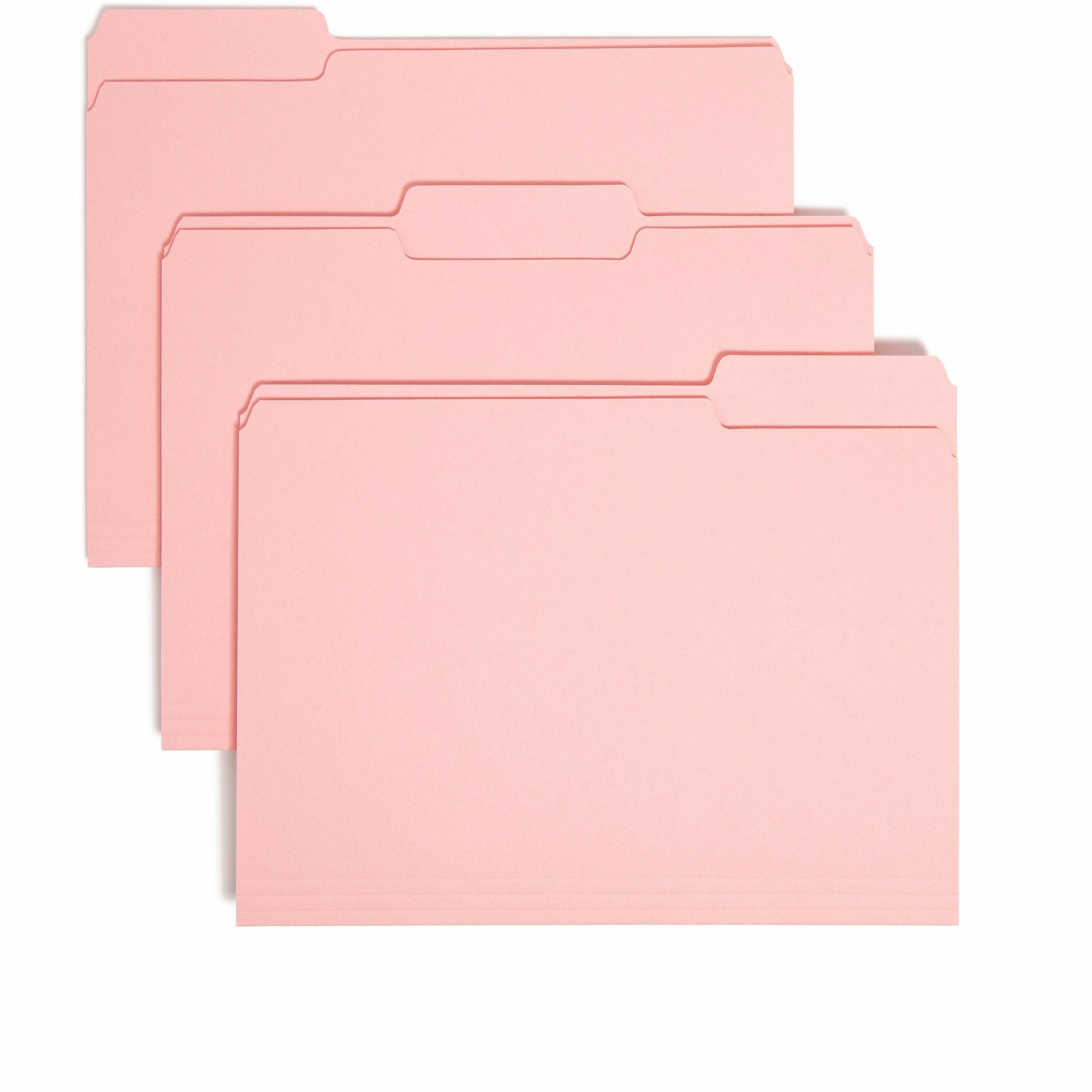 Smead 1/3 Tab Cut Letter Recycled Interior File Folder
