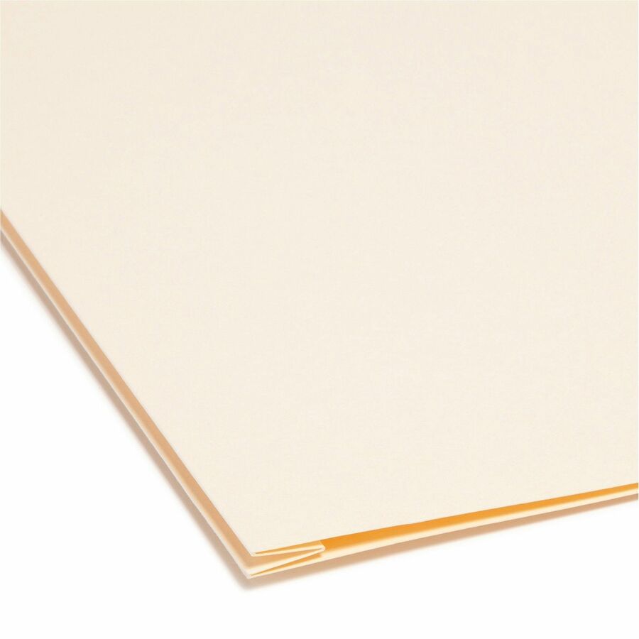 Smead 1/3 Tab Cut Letter Recycled Expanding File - 8 1/2" x 11" - 1 1/2" Expansion - Top Tab Location - Assorted Tab Position - 14 pt. - 2 Plys - Manila - 10% Recycled - 50 / Box