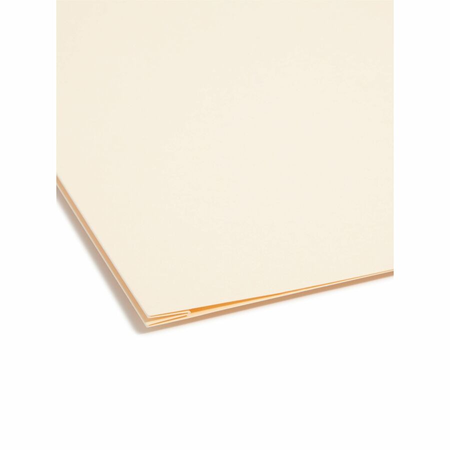 Smead 1/3 Tab Cut Letter Recycled Fastener Folder - 8 1/2" x 11" - 1 1/2" Expansion - 2 x 2B Fastener(s) - 1 1/2" for Folder - Top Tab Location - Assorted Tab Position - 14 pt. - 2 Plys - Manila - Reinforced Tab - 10% Recycled - 50 / Box