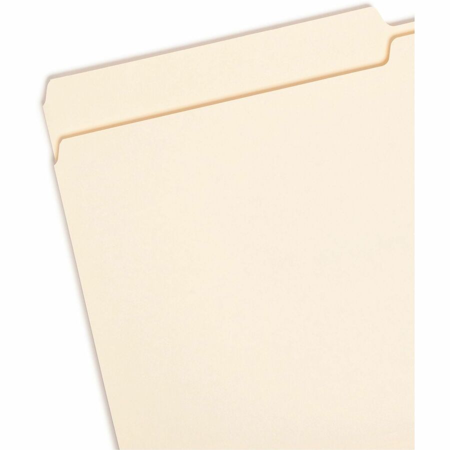 8 1/2" x 14" - 3/4" Expansion - Top Tab Location - Assorted Tab Position - 11 pt. - 1 Plys - Manila - 10% Recycled - 100 / Box