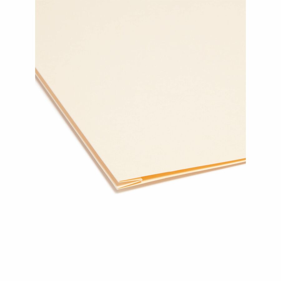 8 1/2" x 14" - 1 1/2" Expansion - Top Tab Location - Assorted Tab Position - 14 pt. - 2 Plys - Manila - 10% Recycled - 50 / Box