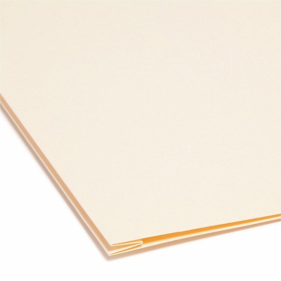 8 1/2" x 14" - 1 1/2" Expansion - Top Tab Location - Assorted Tab Position - 14 pt. - 2 Plys - Manila - 10% Recycled - 50 / Box