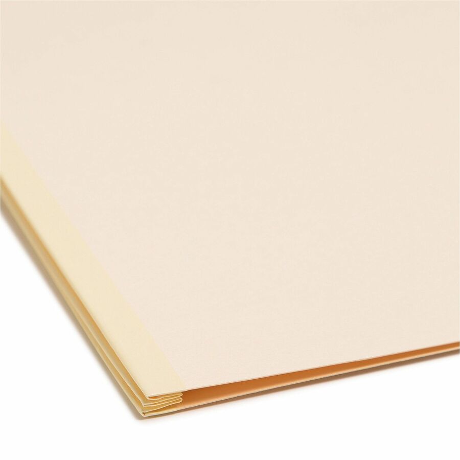Smead 2/5 Tab Cut Legal Recycled Classification Folder - 8 1/2" x 14" - 2" Expansion - 2 x 2B Fastener(s) - 2" for Folder - Top Tab Location - Right of Center Tab Position - 1 Divider(s) - 18 pt. - 2 Plys - Manila - 10% Recycled - 10 / Box
