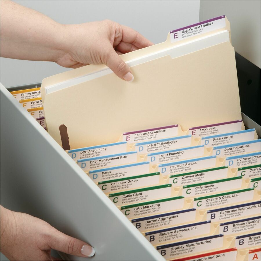 Smead 1/3 Tab Cut Legal Recycled Fastener Folder - 8 1/2" x 14" - 3/4" Expansion - 2 x 2K Fastener(s) - 2" for Folder - Top Tab Location - Assorted Tab Position - 11 pt. - 2 Plys - Manila - Reinforced Tab - 10% Recycled - 50 / Box