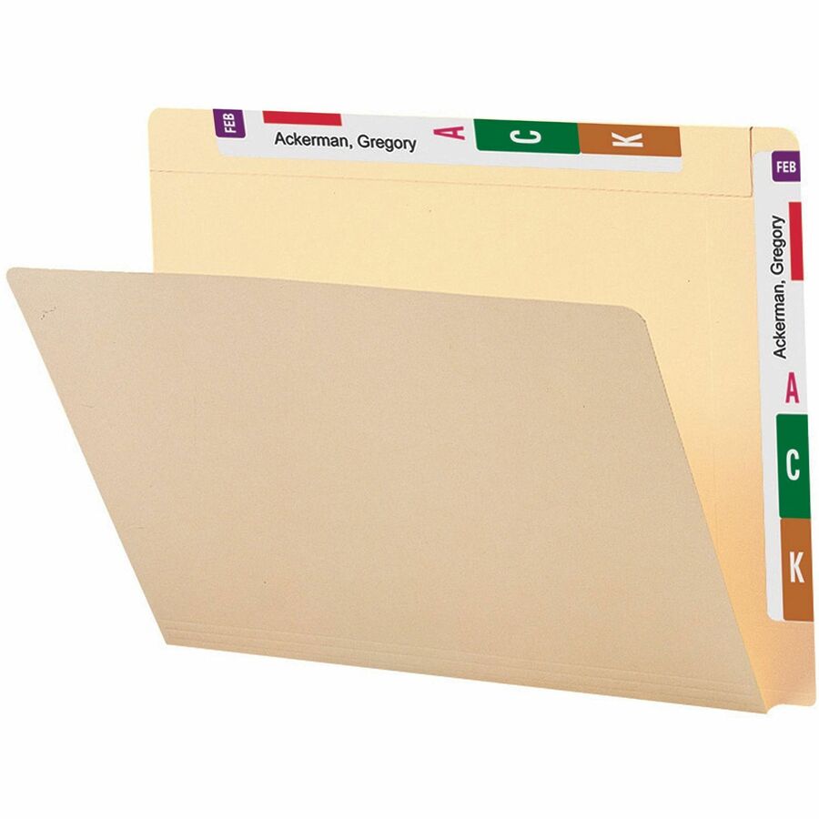 8 1/2" x 11" - 3/4" Expansion - 11 pt. - 2 Plys - Manila - 10% Recycled - 100 / Box