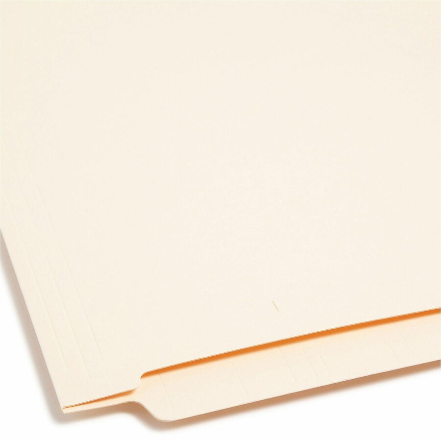 Smead Shelf-Master Straight Tab Cut Letter Recycled End Tab File Folder
