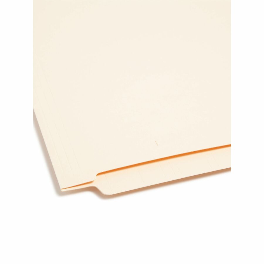 Smead Shelf-Master Straight Tab Cut Letter Recycled End Tab File Folder