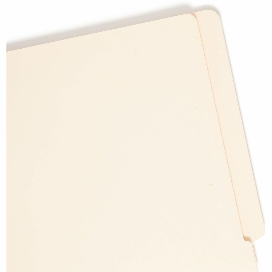 Smead Shelf-Master Straight Tab Cut Letter Recycled End Tab File Folder