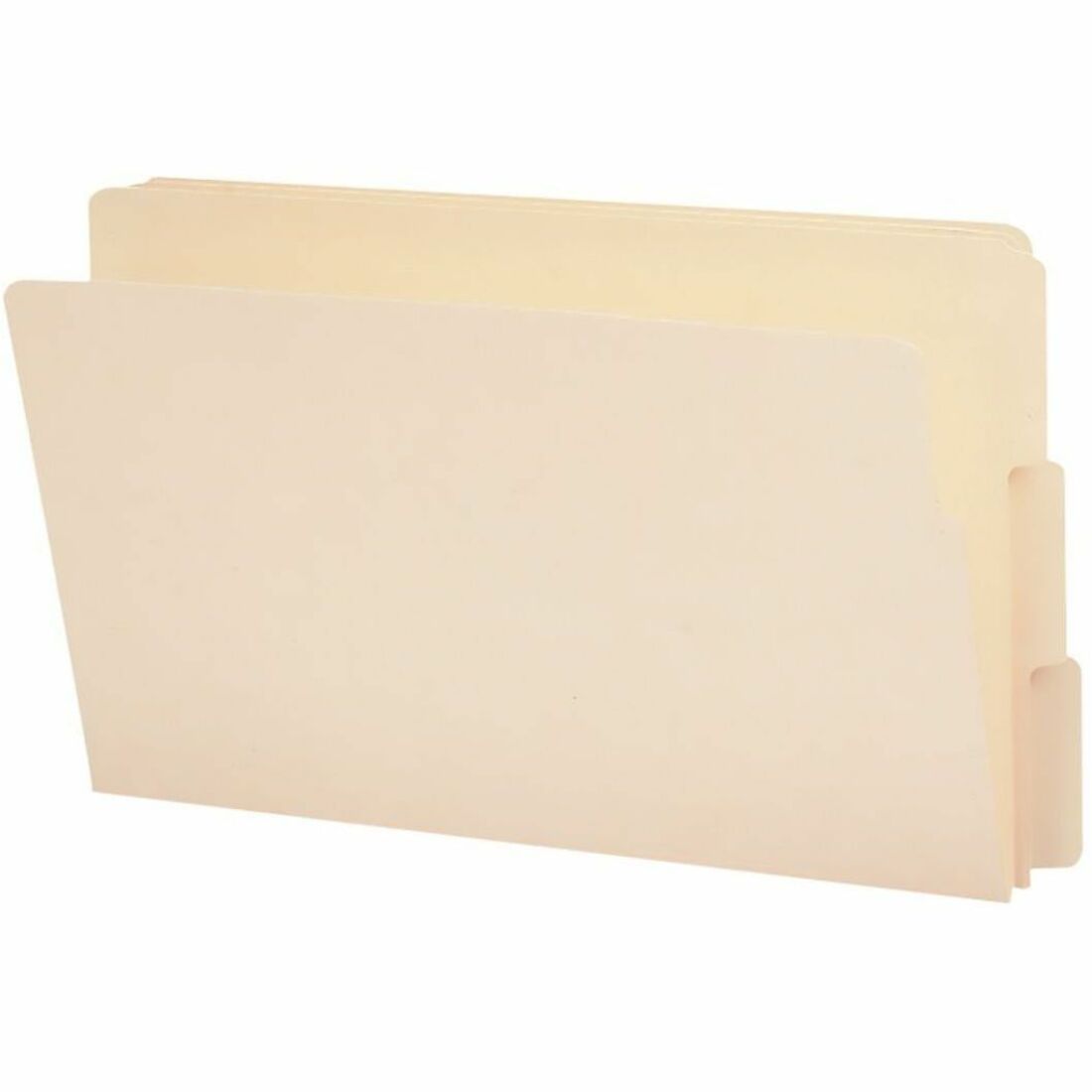 8 1/2" x 14" - 3/4" Expansion - End Tab Location - Assorted Tab Position - 11 pt. - 2 Plys - Manila - Reinforced Tab, Embossed - 10% Recycled - 100 / Box